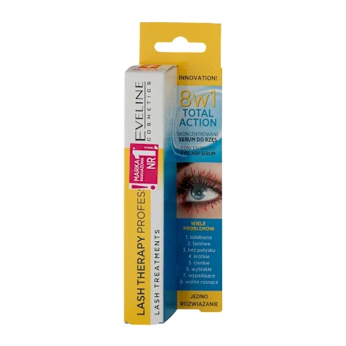 Eveline 8 u 1 Lash terapy serum za trepavice 10ml