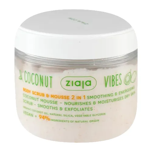 Sve za tuširanje ZIAJA coconut vibes piling i pena za telo 2 u 1 270ml
