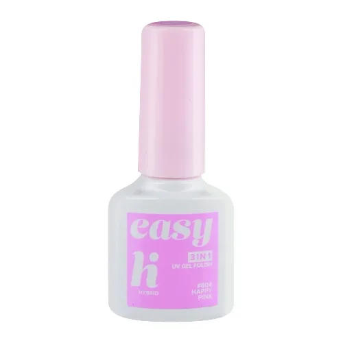 Lak za nokte HI HYBRID 3u1 UV gel lak â€“ happy pink #604