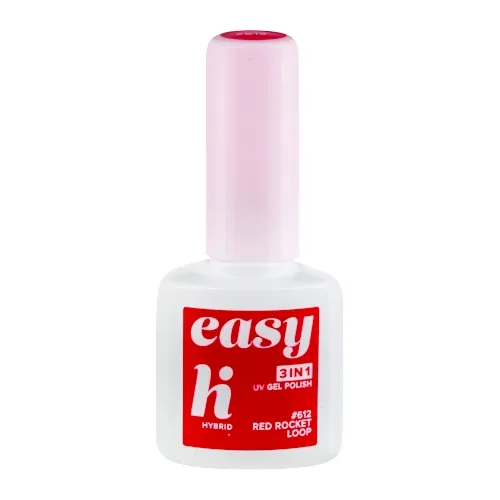 Lak za nokte HI HYBRID 3u1 UV gel lak â€“ red rocket Loop #612