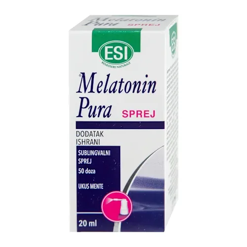 Antistres i relaksacija ESI Melatonin Pura sprej 20 ml