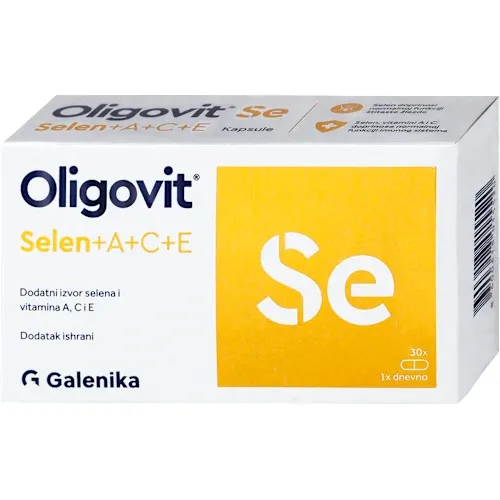 Vitamini i minerali GALENIKA A.D. BEOGRAD Oligovit Se kapsule 30 komada