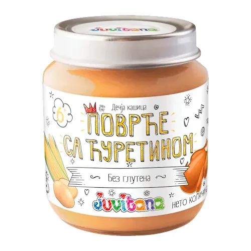 Kašice JUVITANA kašica od povrća sa ćuretinom 128g