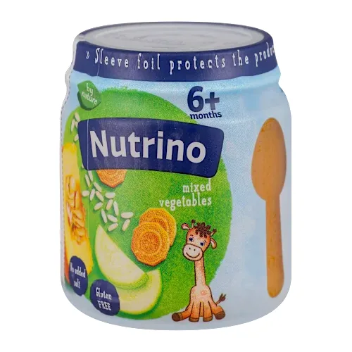 Kašice NUTRINO kašica od šargarepe, bundeve i tikvice sa pirinčem 125g, za uzrast od 6+meseci