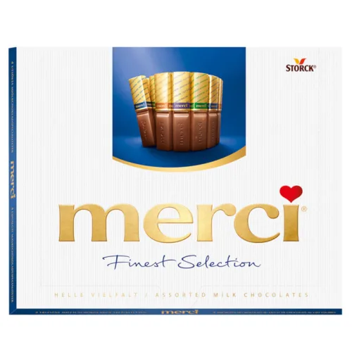 Bombonjera MERCI mlečna 250g