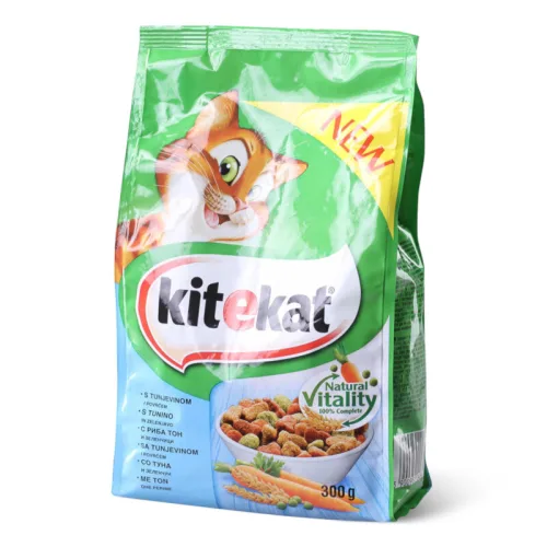 Hrana za mačke KITEKAT tuna,povrće briketi 300g