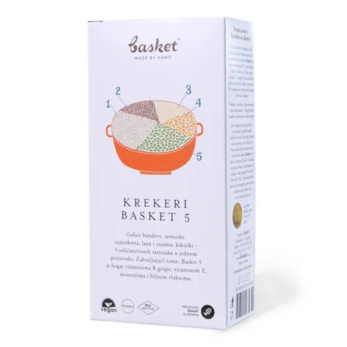 Krekeri BASKET 5 90g