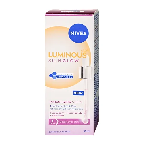 Serumi za lice NIVEA Luminous630Â® Skin-Glow serum za ujednačen sjaj kože, 30ml