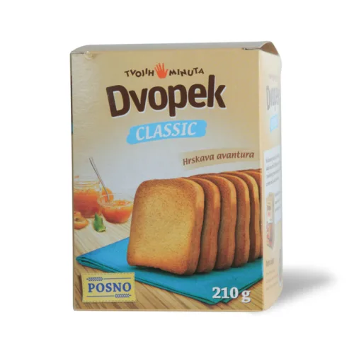 Dvopek TVOJIH 5 MINUTA beli 210g