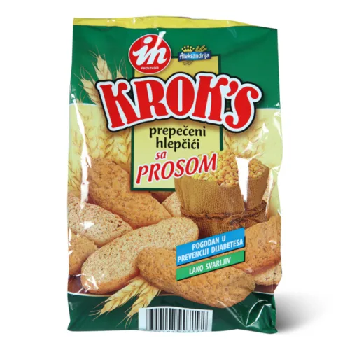 Kroks ALEKSANDRIJA pečeni hlepčić sa prosom 250g