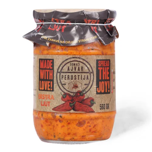 Ajvar PERUSTIJA  domaći extra ljuti 560g