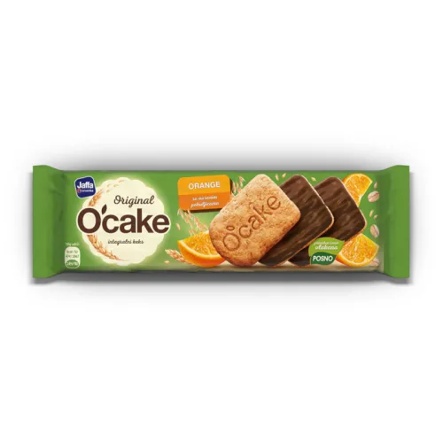 Integralni keks O'CAKE kakao i pomorandža  145g