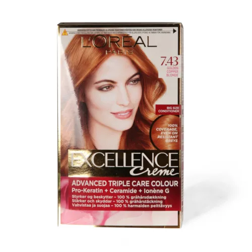Farba za kosu EXCELLENCE Loreal 7.43 C.Blonde