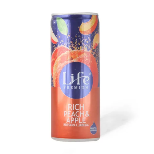 Negaz. sok NECTAR LIFE breskva i jabuka 70% 0.25l