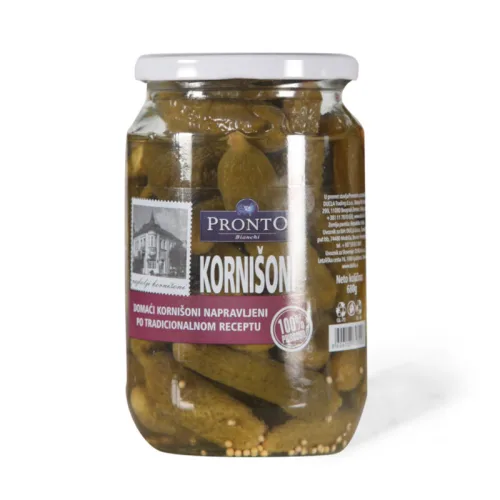 Kornišoni PRONTO I klasa 680g