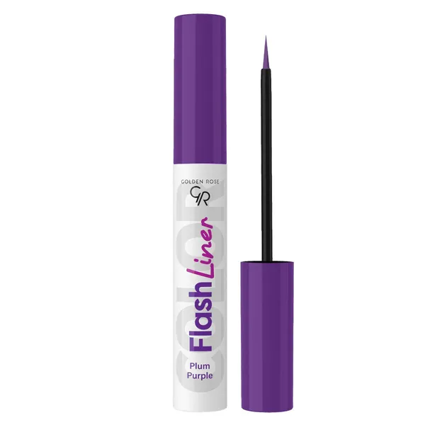 Ajlajneri GOLDEN ROSE Flash Liner tečni ajlajner 107 Plum Purple
