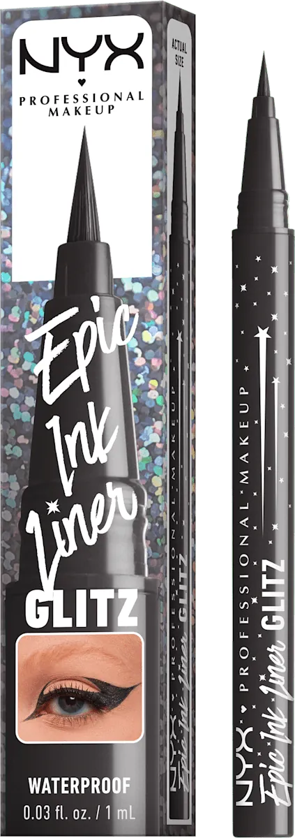 Ajlajneri NYX PROFESSIONAL MAKEUP Epic Ink Glitz 06 graphite glitz