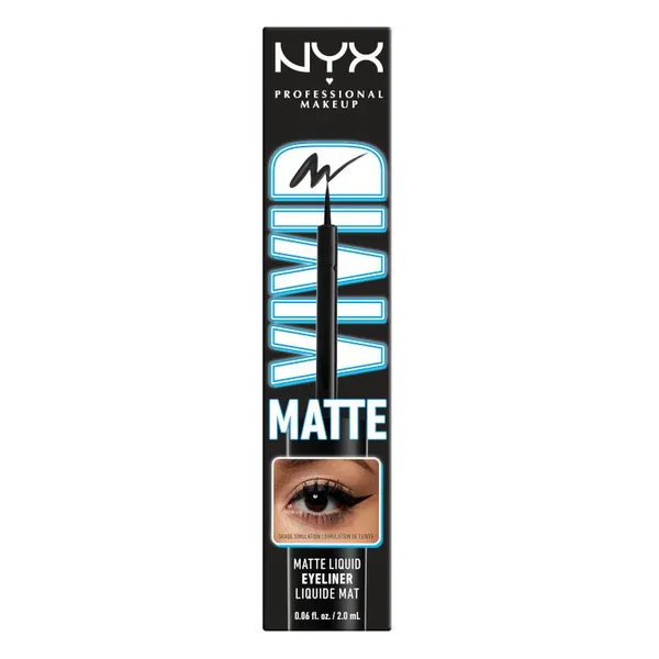 Ajlajneri NYX PROFESSIONAL MAKEUP Vivid Matte sa mat finišem Black