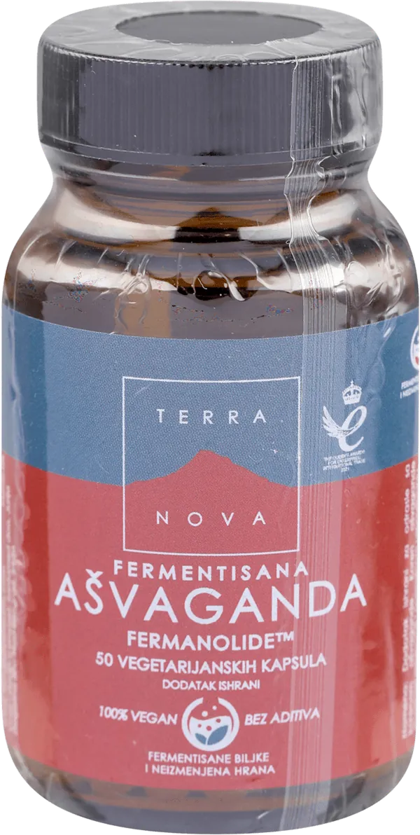 Antistres i relaksacija NEUBRIA Terranova Fermentisana ašvaganda Fermanolide
