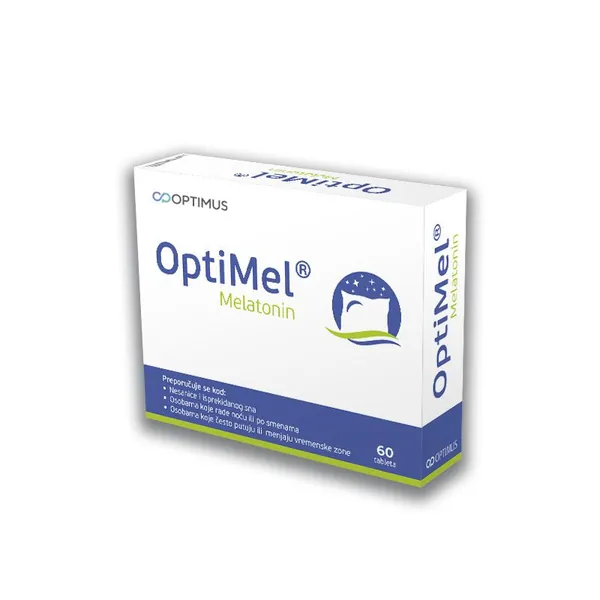 Antistres i relaksacija OPTIMUS PHARMACEUTICALS Optimel melatonin 1mg a60