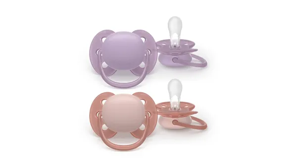 AVENT duda Soft (6-18m) lila nude 2kom