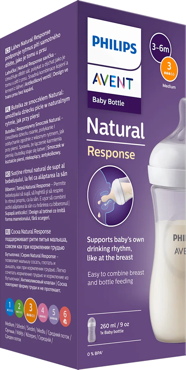 AVENT Natural Response flašica 260ml