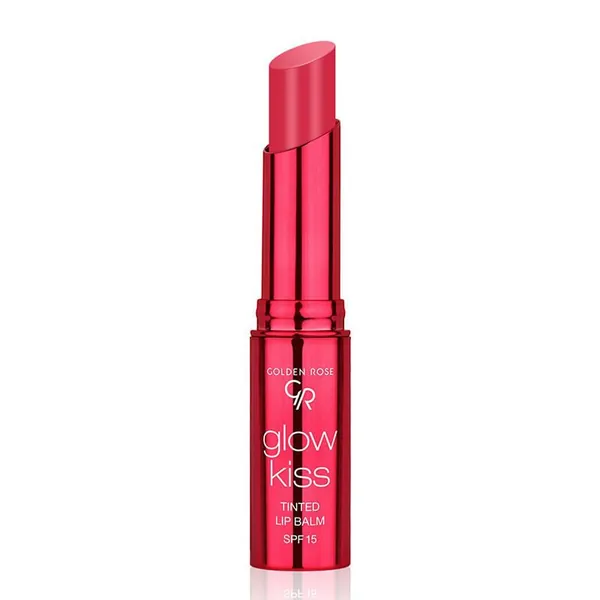 Balzam za usne GOLDEN ROSE glow kiss tinted berry pink 03