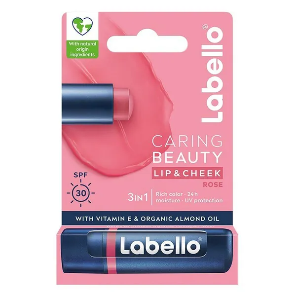 Balzam za usne LABELLO Caring Beauty Rose 4,8g