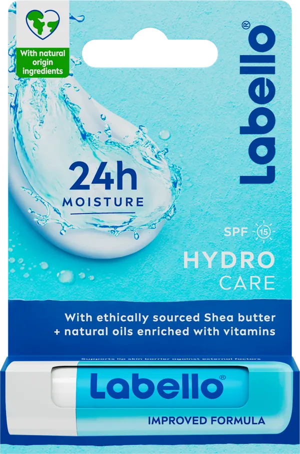 Balzam za usne LABELLO hydro care 24h moisture, SPF 15, 4,8 g