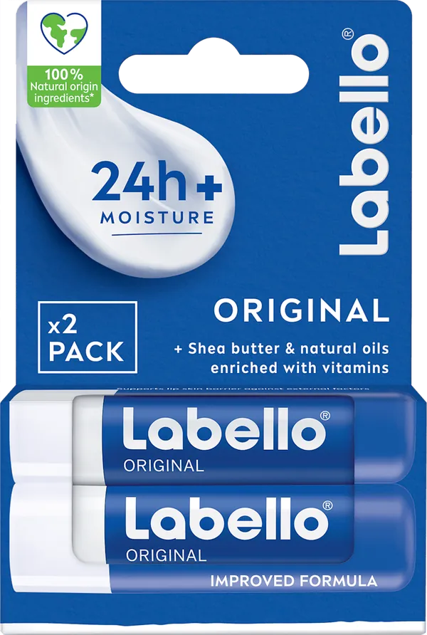 Balzam za usne LABELLO original x2 PACK 24h+ moisture balzam za usne, 2x4,8g, 9,6 g