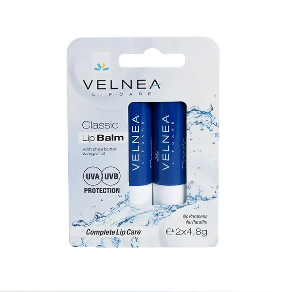 Balzam za usne VELNEA classic dvopak 2x 4,8g