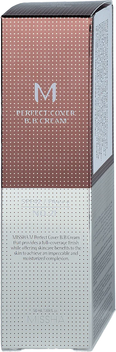 BB krema MISSHA perfect Cover, SPF42, PA+++ , 021 Light Beige, 50 kom