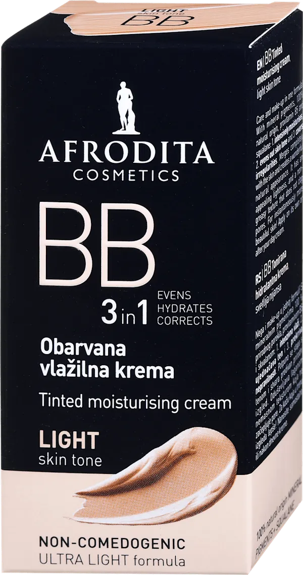 BB krema za lice AFRODITA tonirana vlažna light 30ml