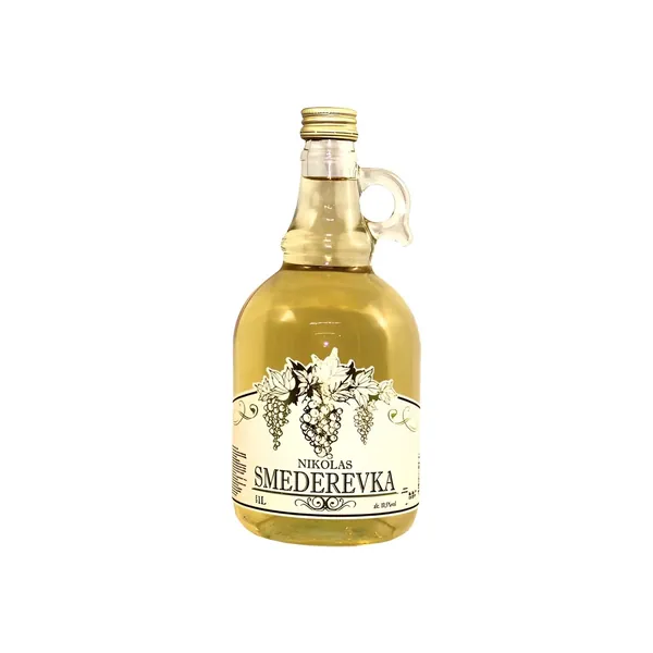Belo vino NIKOLAS Smederevka balon 1l