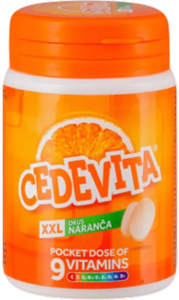 Bombone CEDEVITA narandža XXL 60g