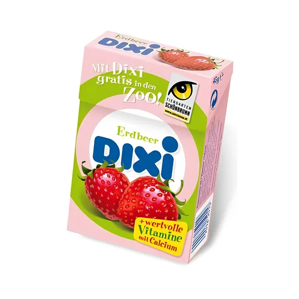 Bombone DIXI saharoza 7 vitamina+kalcijum 45g