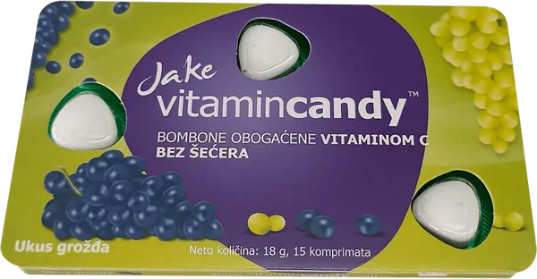 Bombone JAKE vitamin C ukus groždja 18.75g