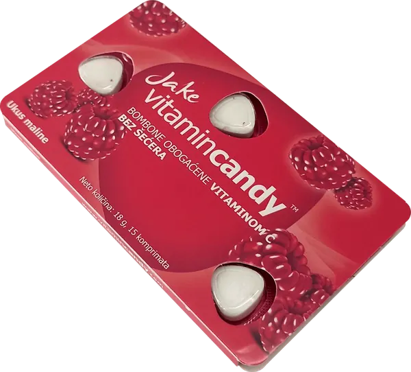 Bombone JAKE vitamin C ukus maline 18.75g