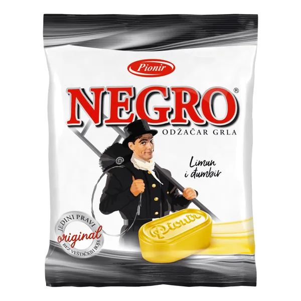 Bombone PIONIR Negro limun i đumbir 100g