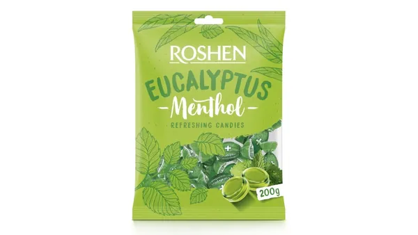 Bombone ROSHEN eukaliptus i menta 200g