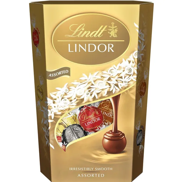Bombonjera LINDT assorted cornet 337g