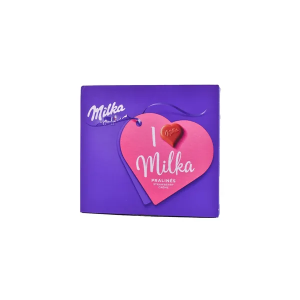 Bombonjere MILKA I Love Milka strawberry 120g
