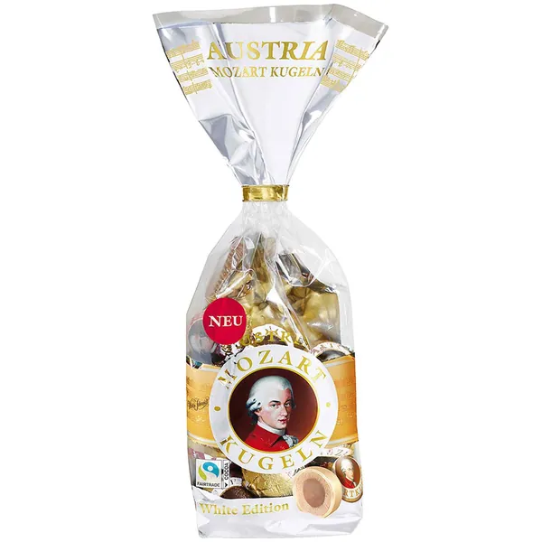 Bombonjere MOZART kugle kesa bela čokolada 231g