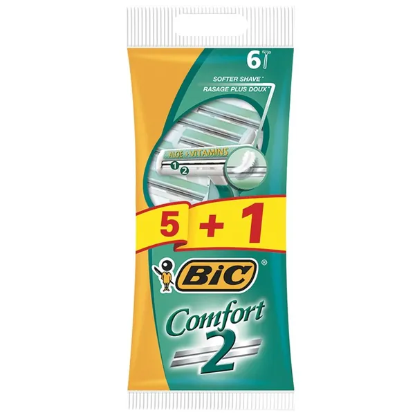 Brijač za muškarce BIC comfort 2 kesica 5+1 kom