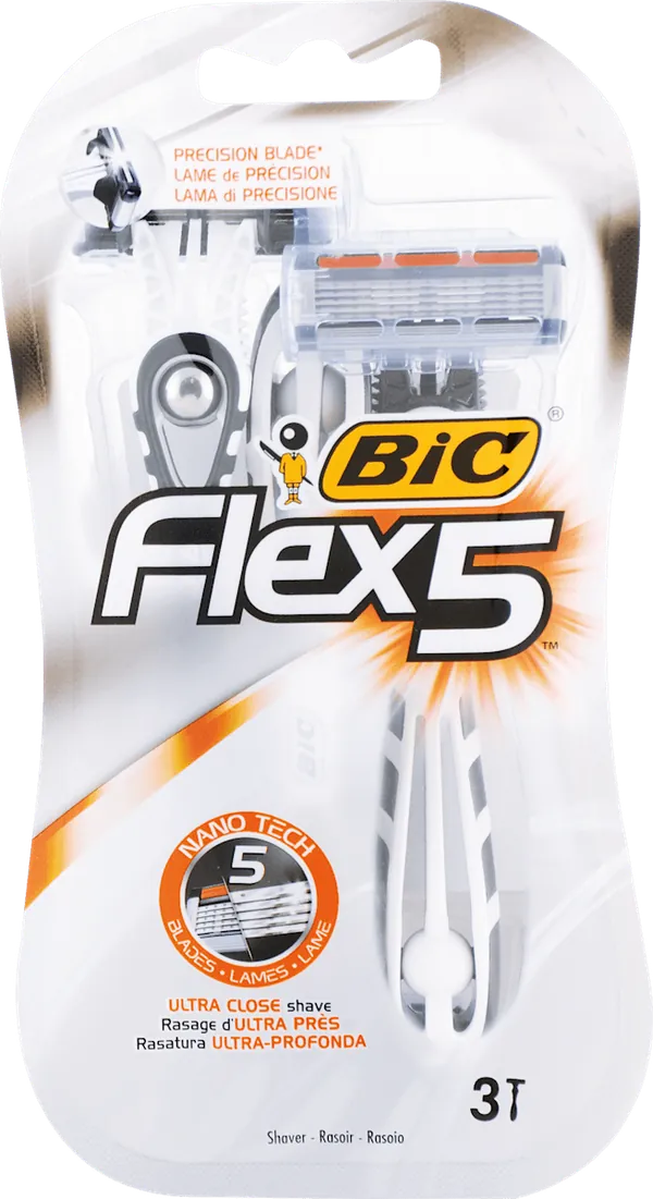 Brijač za muškarce BIC Flex5 jednokratni, 3 kom