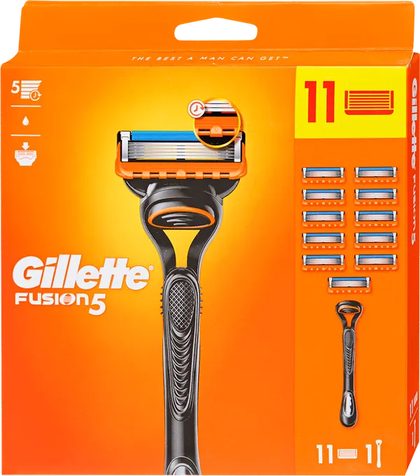 Brijač za muškarce GILLETTE Fusion 5 1kom + 11 patrona