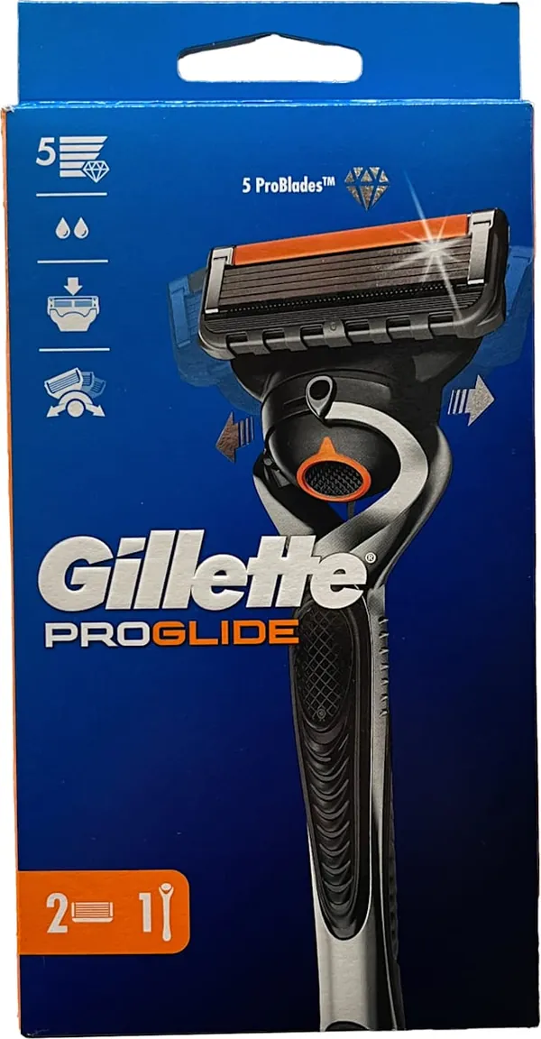 Brijač za muškarce GILLETTE proglide drška za brijač + 2 dopune, 1 kom