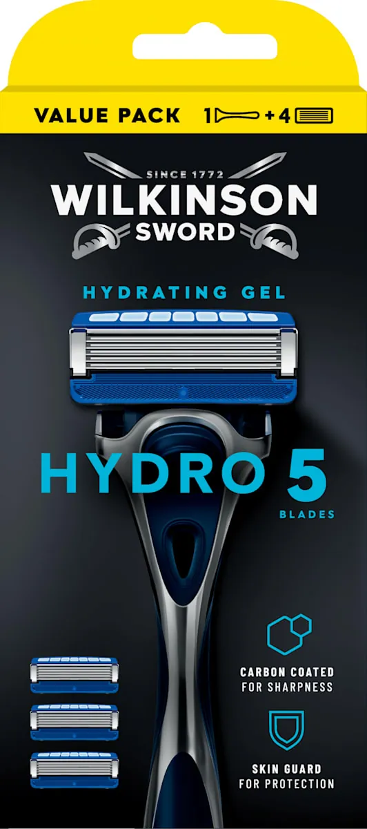 Brijač za muškarce WILKINSON Hydro 5 clampack + 4 patrone