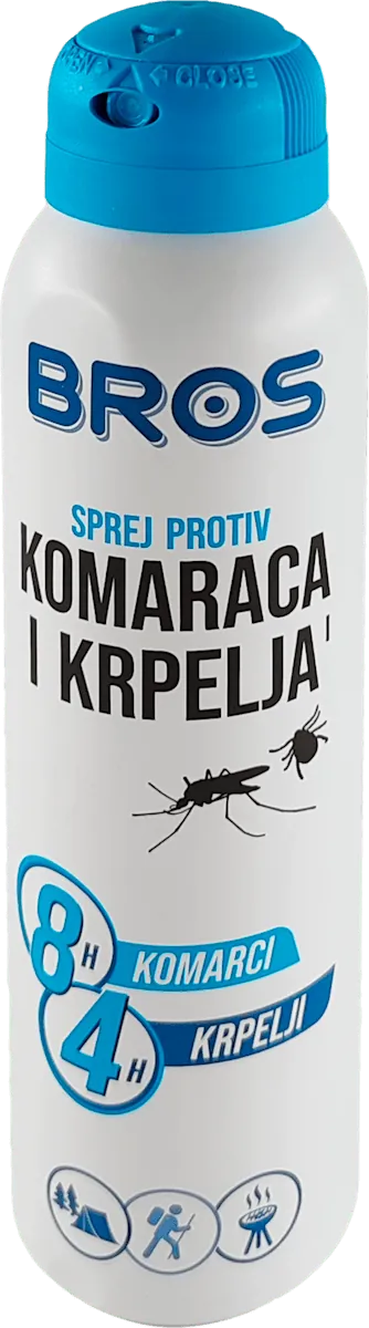 BROS sprej protiv komaraca i krpelja 90ml