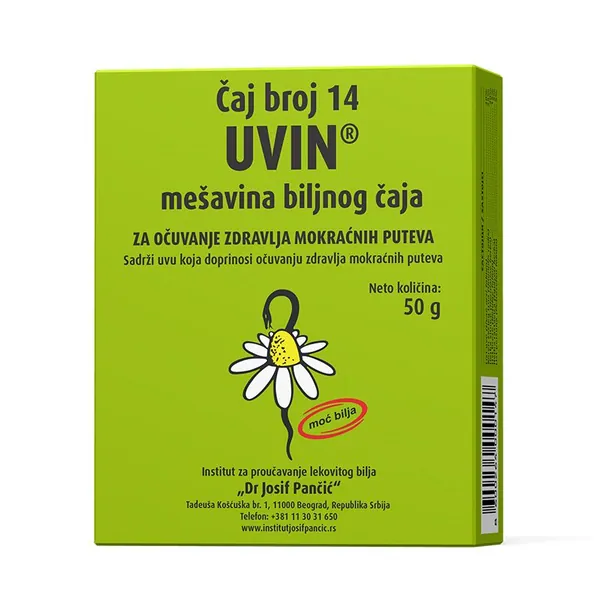 Čajevi INST. JOSIF PANČIĆ uvin kod upale mokrać.kan.50g